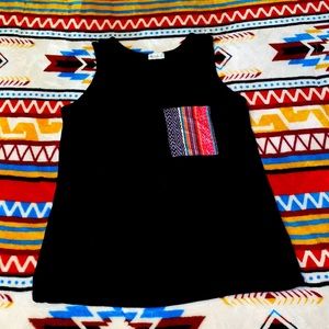 Black w/ serape pocket. She and sho clothing co. Tank